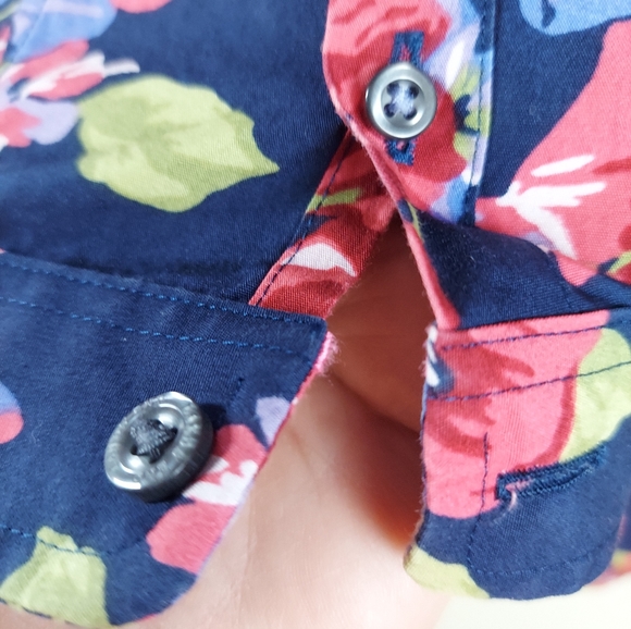 Lands End Size 2 Floral Blouse - Picture 2 of 7